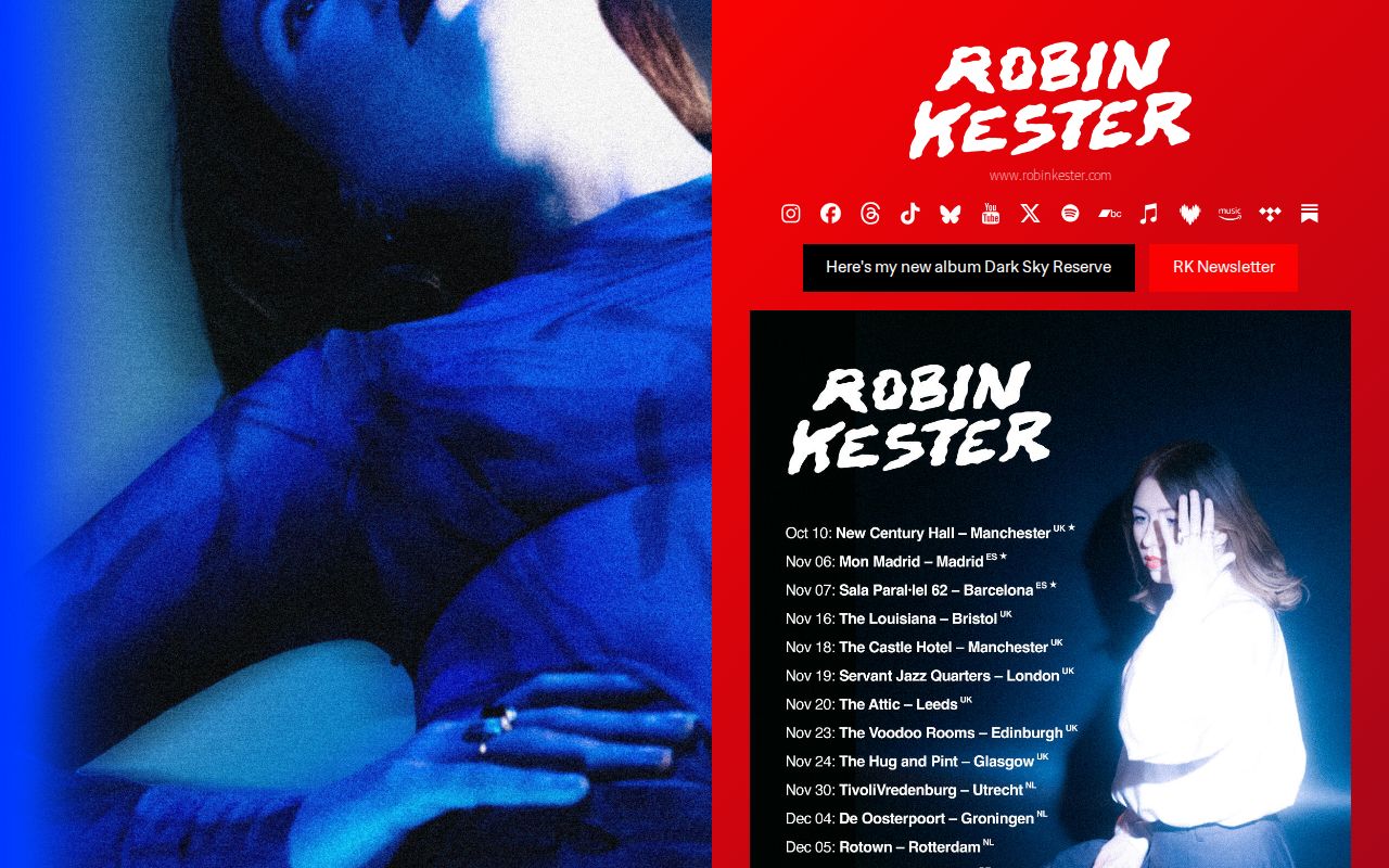 Robin Kester – Official website